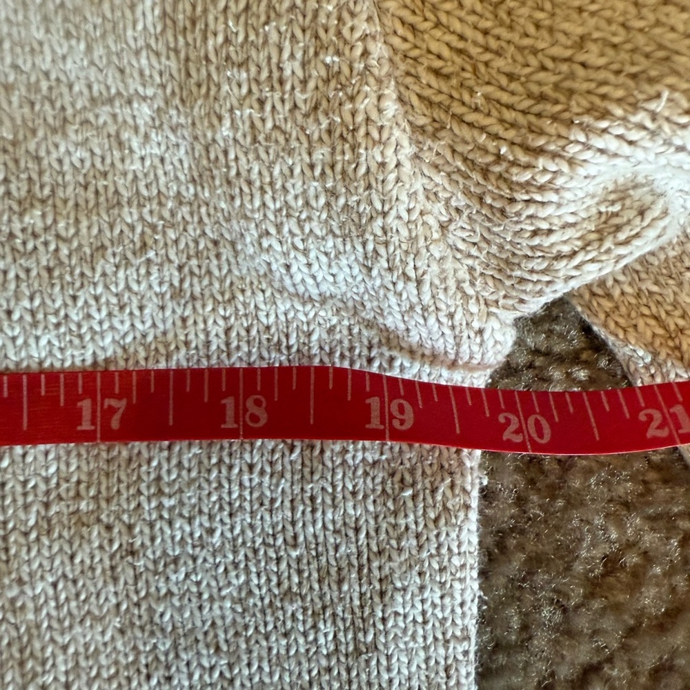 Vintage L.L. Bean Beige /cream Knit cotton sweater - unisex - Picture 6 of 8